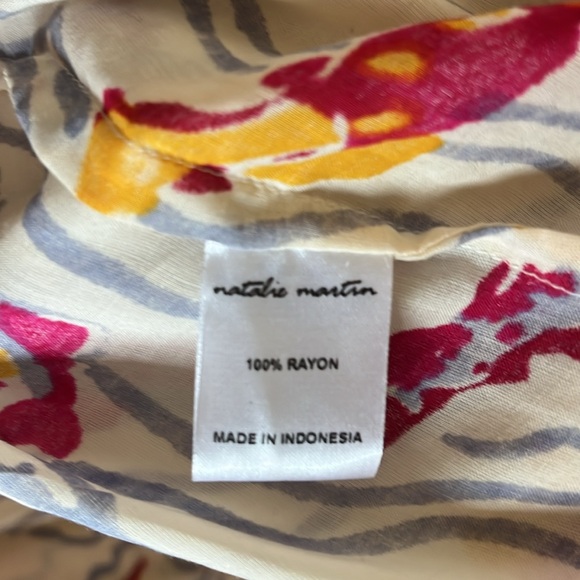 Natalie Martin Diane Robe in Pisces Print - Picture 7 of 8